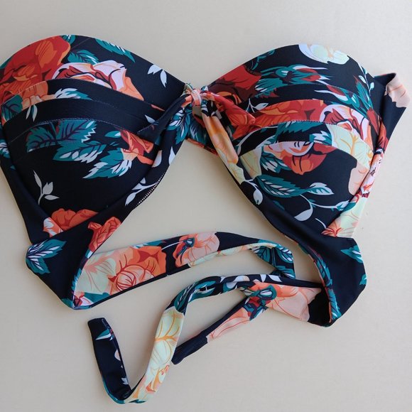 NWT Padded Bikini Top Floral - Picture 2 of 9
